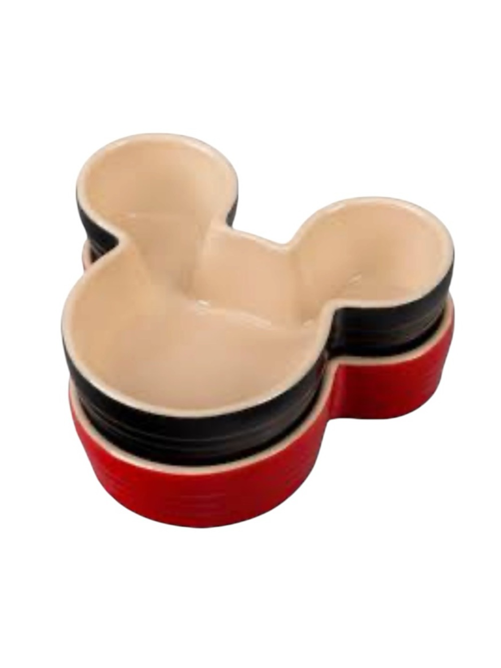 Le Creuset Disney Mickey-shaped Ramekins